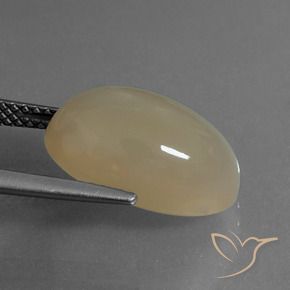 Pietra di luna Marrone Caldo Chiaro naturale da 6.93 ct, Ovale, Traslucido
