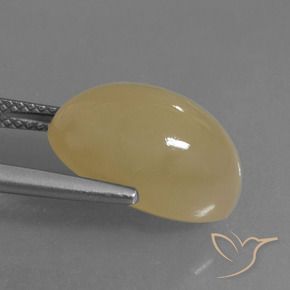 Pietra di luna Marrone chiaro naturale da 8.83 ct, Ovale, Traslucido