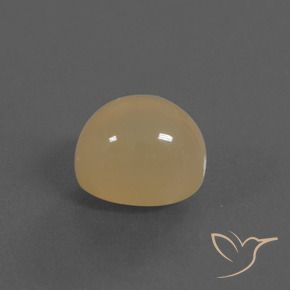 Pietra di luna Arancione-Oro medio naturale da 4.72 ct, Ovale, Traslucido