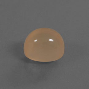 Pietra di luna naturale arancione da 4,67 ct, taglio ovale, traslucido