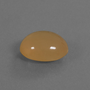 Pietra di luna Arancio medio-chiaro naturale da 4.60 ct, Taglio ovale, Traslucido