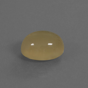 Pietra di luna Arancione naturale da 4.40 ct, Taglio ovale, Traslucido