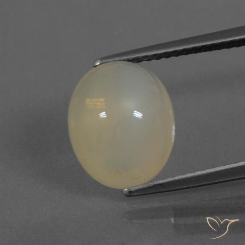 4.81ct Naturale Marrone Caffè Chiaro Pietra di luna, Ovale, Traslucido