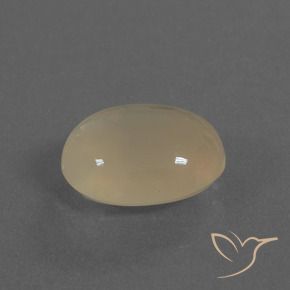 Pietra di luna Marrone Caffè Chiaro naturale da 4.87 ct, Ovale, Traslucido