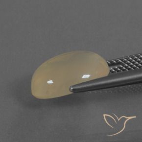 Pietra di luna Marrone Caffè Chiaro naturale da 4.87 ct, Ovale, Traslucido