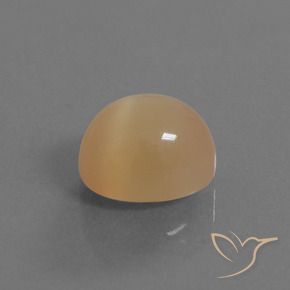 Pietra di luna Arancio-Oro naturale da 5.32 ct, Ovale, Traslucido