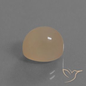 Pietra di luna Marrone chiaro caldo Warm naturale da 6.35 ct, Ovale, Traslucido