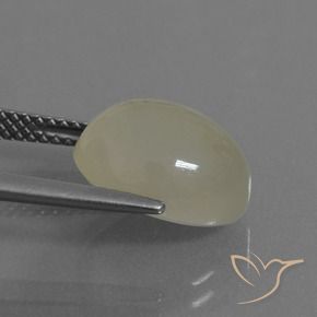 Pietra di luna Marrone terroso naturale da 5.44 ct, Ovale, Traslucido