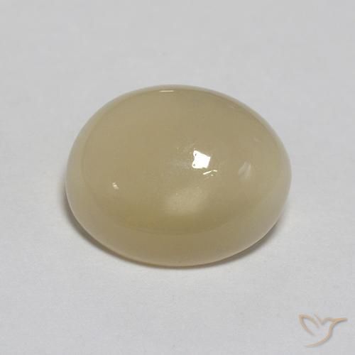 Pietra di luna Marrone Caffè Chiaro naturale da 3.03 ct, Ovale, Traslucido