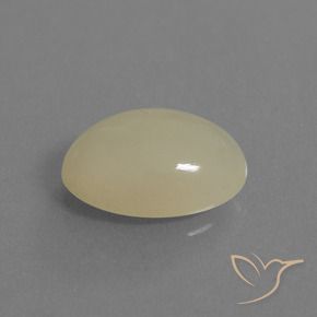 Pietra di luna Giallo chiaro naturale da 5.63 ct, Ovale, Traslucido