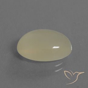 Pietra di luna Giallo chiaro naturale da 5.67 ct, Ovale, Traslucido