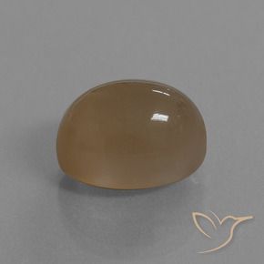 Pietra di luna Marrone Caramello Chiaro naturale da 9.55 ct, Ovale, Traslucido