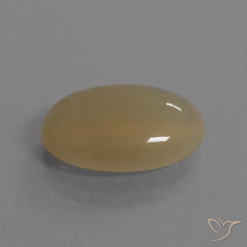 Pietra di luna Arancio medio-scuro naturale da 7.18 ct, Ovale, Traslucido