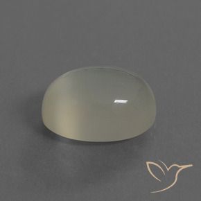 Pietra di luna Giallo chiaro naturale da 7.56 ct, Ovale, Traslucido