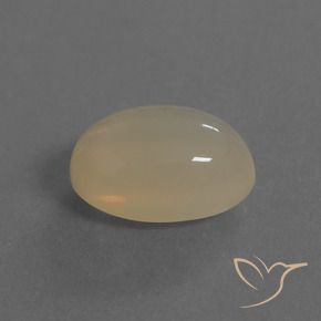 Pietra di luna Marrone chiaro naturale da 7.08 ct, Ovale, Traslucido