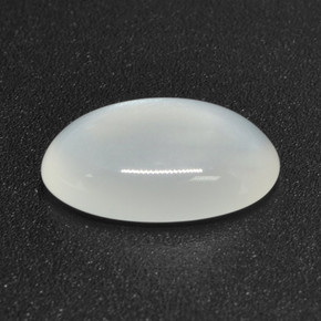 Pietra di luna Bianco traslucido naturale da 2.45 ct, Taglio ovale, Traslucido