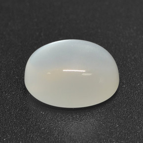Pietra di luna Bianco traslucido naturale da 3.37 ct, Taglio ovale, Traslucido
