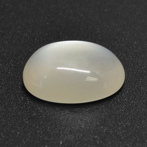 Pietra di luna naturale bianco da 2,78 ct, taglio ovale, traslucido