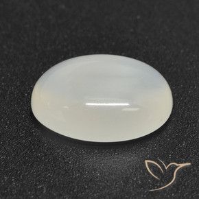 Pietra di luna Bianco traslucido naturale da 2.89 ct, Ovale, Traslucido