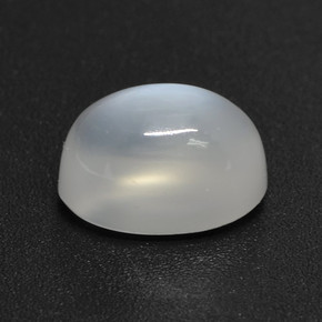 Pietra di luna naturale bianco da 3,23 ct, taglio ovale, traslucido