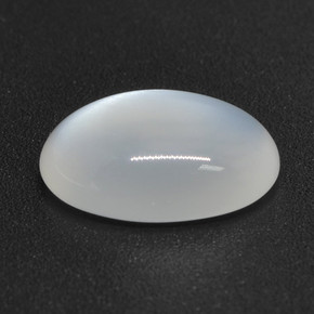 Pietra di luna Bianco traslucido naturale da 3.10 ct, Taglio ovale, Traslucido