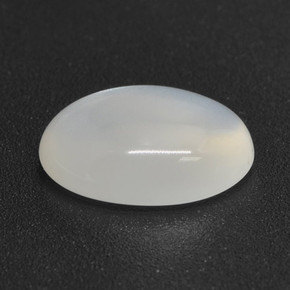 Pietra di luna Bianco traslucido naturale da 2.80 ct, Taglio ovale, Traslucido