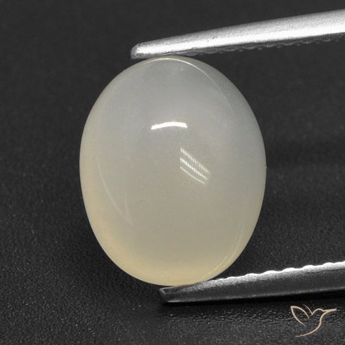 3.21ct Naturale bianco perla Pietra di luna, Ovale, Traslucido