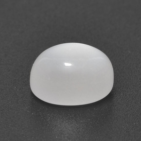 Pietra di luna Bianco traslucido naturale da 3.36 ct, Taglio ovale, Traslucido