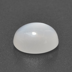 Pietra di luna Bianco traslucido naturale da 3.04 ct, Taglio ovale, Traslucido