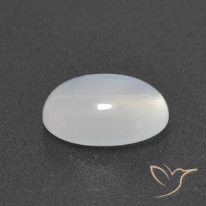 Pietra di luna Bianco traslucido naturale da 2.31 ct, Ovale, Traslucido