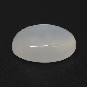 Pietra di luna naturale bianco da 3,76 ct, taglio ovale, traslucido