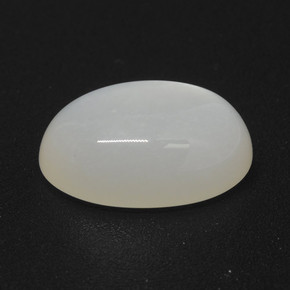Pietra di luna naturale bianco da 3,82 ct, taglio ovale, traslucido