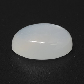 Pietra di luna naturale bianco da 3,62 ct, taglio ovale, traslucido