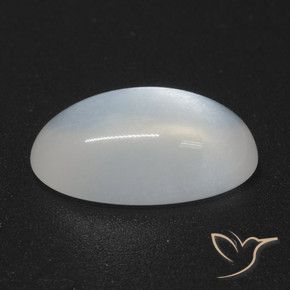 Pietra di luna Bianco traslucido naturale da 3.24 ct, Taglio ovale, Traslucido