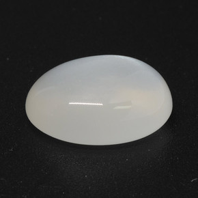 Pietra di luna Bianco traslucido naturale da 3.92 ct, Taglio ovale, Traslucido