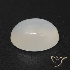 Pietra di luna Bianco traslucido naturale da 3.76 ct, Ovale, Traslucido