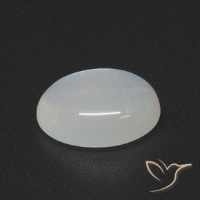 Pietra di luna Bianco traslucido naturale da 2.31 ct, Ovale, Traslucido