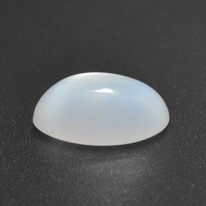 Pietra di luna naturale bianco da 1,81 ct, taglio ovale, traslucido