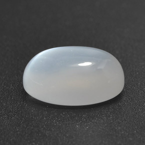 Pietra di luna naturale bianco da 2,13 ct, taglio ovale, traslucido