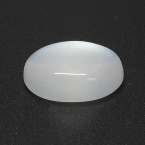 Pietra di luna Bianco traslucido naturale da 4.10 ct, Taglio ovale, Traslucido
