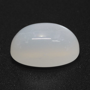 Pietra di luna Bianco traslucido naturale da 5.80 ct, Taglio ovale, Traslucido
