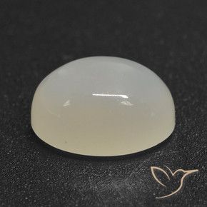 Pietra di luna Bianco traslucido naturale da 2.56 ct, Ovale, Traslucido