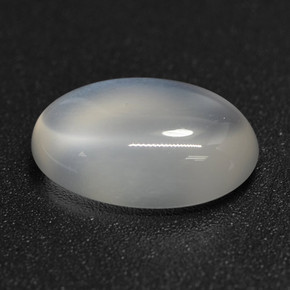 Pietra di luna naturale bianco da 2,50 ct, taglio ovale, traslucido