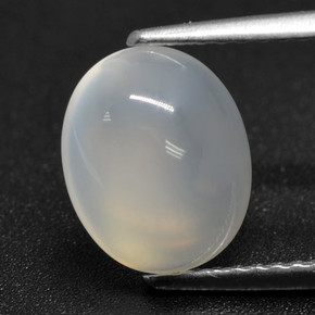 Pietra di luna Bianco traslucido naturale da 2.26 ct, Taglio ovale, Traslucido