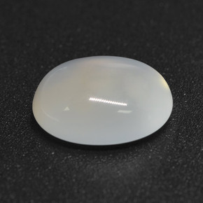 Pietra di luna Bianco traslucido naturale da 2.26 ct, Taglio ovale, Traslucido