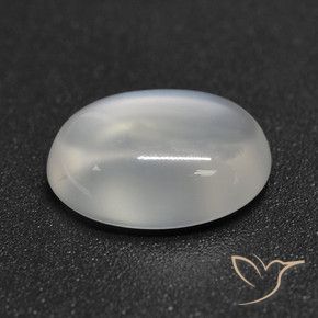 Pietra di luna Bianco traslucido naturale da 2.20 ct, Ovale, Traslucido
