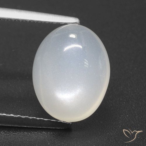 3.62ct Naturale Bianco traslucido Pietra di luna, Ovale, Traslucido
