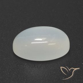 Pietra di luna naturale bianco da 4,23 ct, taglio ovale, traslucido