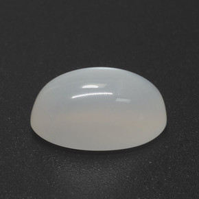 Pietra di luna naturale bianco da 4,23 ct, taglio ovale, traslucido