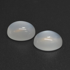 Gemme di Pietra di luna Bianco traslucido naturale da 5.67 ct, Taglio ovale, Traslucido